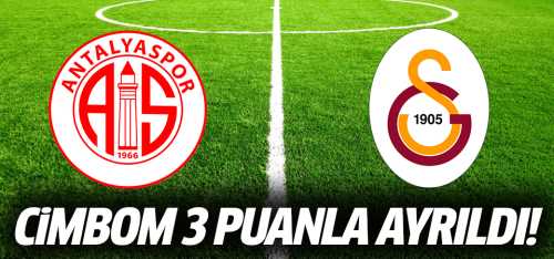 Antalya 0-1 Galatasaray