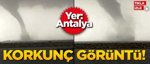 Antalya havalimanında Korkunç görüntü