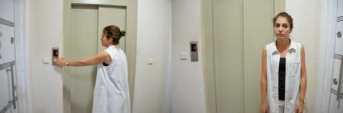 Apartman aidatını ödemedi Asansörde kaldı