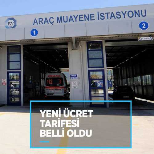 Araç muayenesinde yeni ücret belli oldu