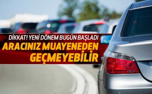 Araç sahipleri bu habere dikkat; Otomobiliniz Muayeneden geçmeye bilir!