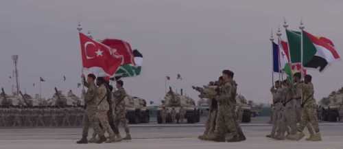 Aralarında Türkiye'nin de bulunduğu ülkelerden oluşan “İslam Ordusu’na bağlı yaklaşık tatbikatının ilk görüntüleri paylaşıldı.