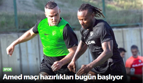 Arca Çorum FK Ligin İlk Maçı Amed spor'a Hazırlanıyor!