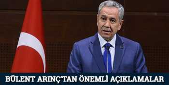 Arınç'tan operasyonla ilgili önemli açıklamalar