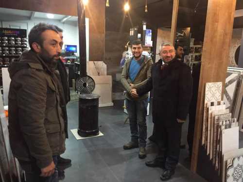 Aşgın, Kuşluk vakti esnafla buluştu