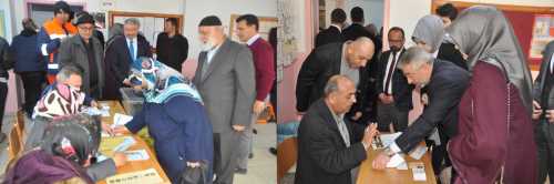 AŞGIN AİLE BOYU OY KULLANDI