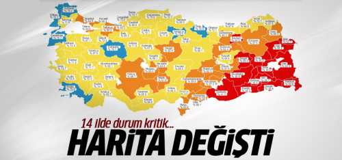 Aşı haritası değişti! 14 ilde durum kritik!