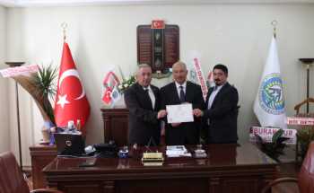 ATLAS MECİTÖZÜ BELEDİYE BAŞKANINI ZİYARET ETTİ