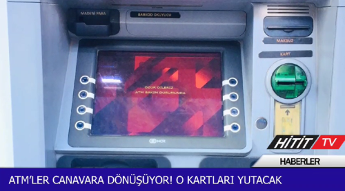 ATM’ler Kredi Kartlarını  Yutuyor