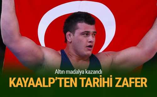 Avrupa Güreş Şampiyonası'nda Rıza Kayaalp, grekoromen stil 130 kilo finalinde, Oleksandr Chernetskyy'yi yenerek altın madalya kazandı.