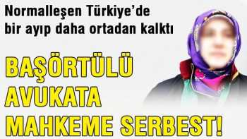 AYM: Başörtülü avukat görevini  yapacak