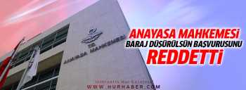 AYM'den %10 baraj başvurusuna ret verdi