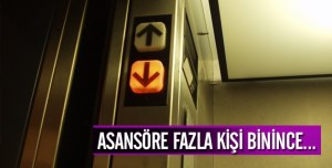 Asansöre 8 kişi binince 4.kattan düştü