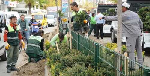 BAHABEY CADDESİ VE KEREBİ GAZİ CADDESİNE YEŞİL REFÜJ 