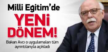 Bakan Avcı yeni eğitim sistemini anlattı