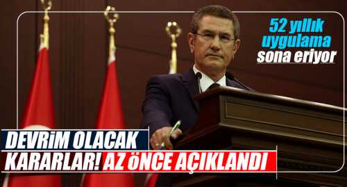 Bakan Canikli müjdeyi verdi!