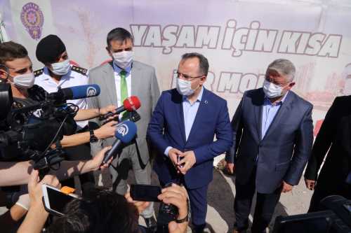 Bakan yardımcısı Çorum'da Yol Uygulama ve Kontrol Noktalarını denetledi