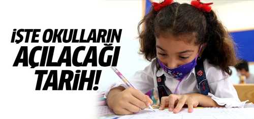 Bakan Ziya Selçuk Okullar  12 Ekim Pazartesi günü açılıyor