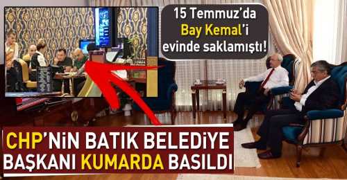 Bakırköy Belediye Başkanı Kumar Masasında