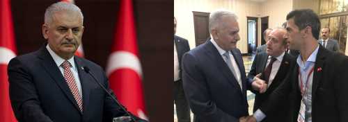 Başbakan Binali Yıldırım şehit yakını ile görüştü