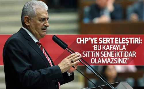 Başbakan'dan CHP'ye sert sözler