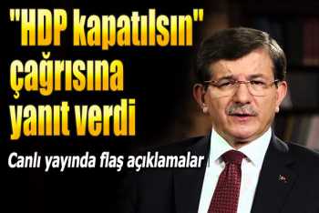 Başbakan Davutoğlu'ndan flaş açıklama