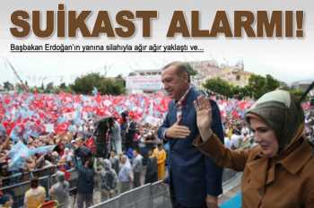 Başbakan Erdoğan'a silahla yaklaştı