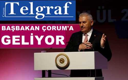 Başbakan Yıldırım'ın Çorum programı  Tamam