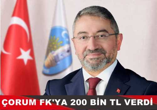 Başkan Aşgın'dan Çorum FK'ya 300  Bin TL Prim    