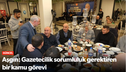 Başkan Aşgın’dan Gazetecilere Anlamlı Buluşma
