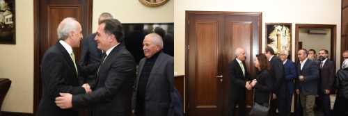 BAŞKAN GÜL'E ZİYARETÇİ AKINI