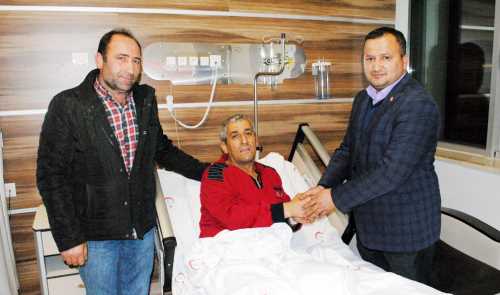 Başkan Uzun Tedavi gören sanayi  Esnafını yalnız bırakmadı