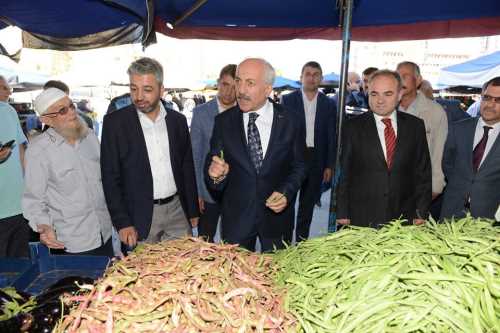 Başkan Zeki Gül Pazar denetimi yaptı