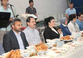 Başköy ve Külcü, iftarını çadırda açtı