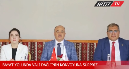 Bayat Yolunda Vali Dağlı'nın Konvoyuna Sürpriz!  