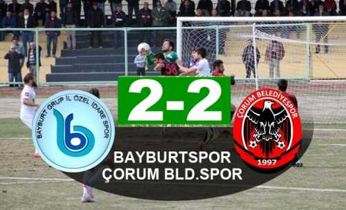Bayburtspor-Çorum Belediyespor maçı