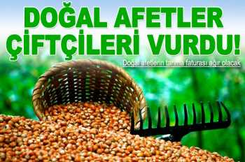 Bayraktar;doğal afetlerden çiftcilerin zararı büyük oldu