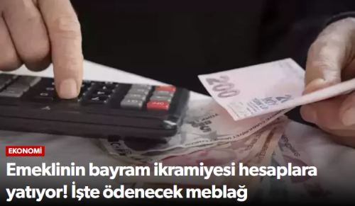 Bayram İkramiye Ödemesi Takvimi Belli Oldu!