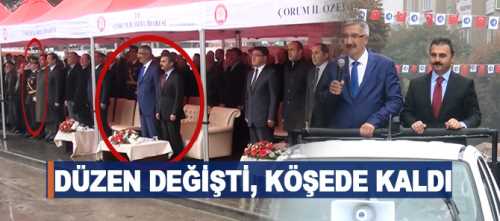 Bayram Töreninde Protokol değişti