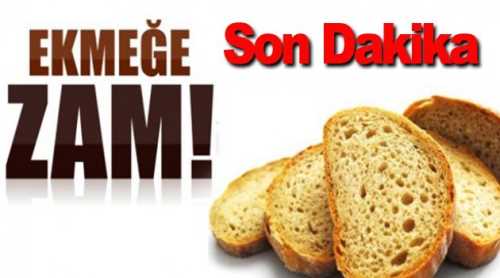  Bayrama  iki gün kala ekmek 2.75 TL oldu