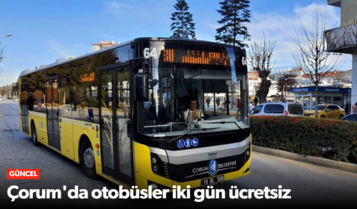 Bayramda Otobüsler "İKİ" Gün Ücretsiz!