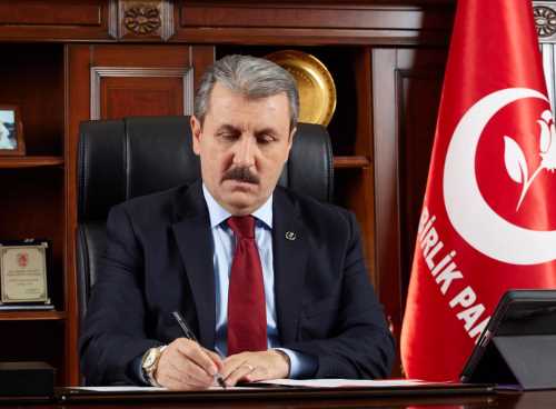 BBP Genel Başkanı Mustafa Destici, bugün Çorum’da