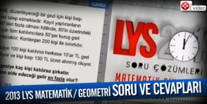 LYS SORULAR VE CEVAPLARI