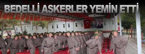 Bedelliler Çorum'da Yemin etti