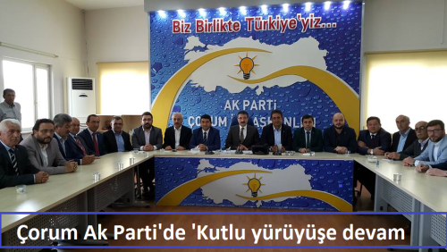 Bekiroğlu "Kutlu yürüyüşe devam" konseptiyle AK Parti'de Yola devam kararı alındı