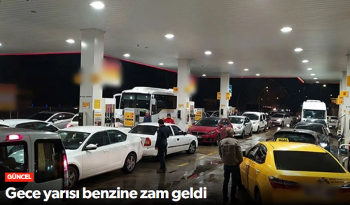 Benzine 1 Lira 7 Kuruş Zam Geldi