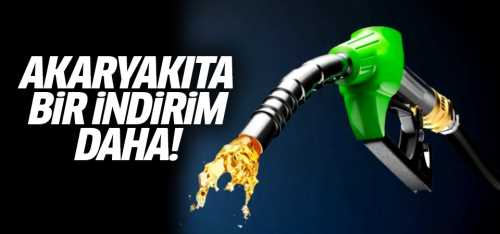 Benzine bir indirim daha geliyor!