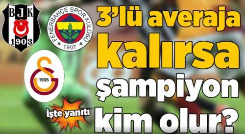 Beşiktaş Fenerbahçe ve Galatasaray Şampiyon kim?
