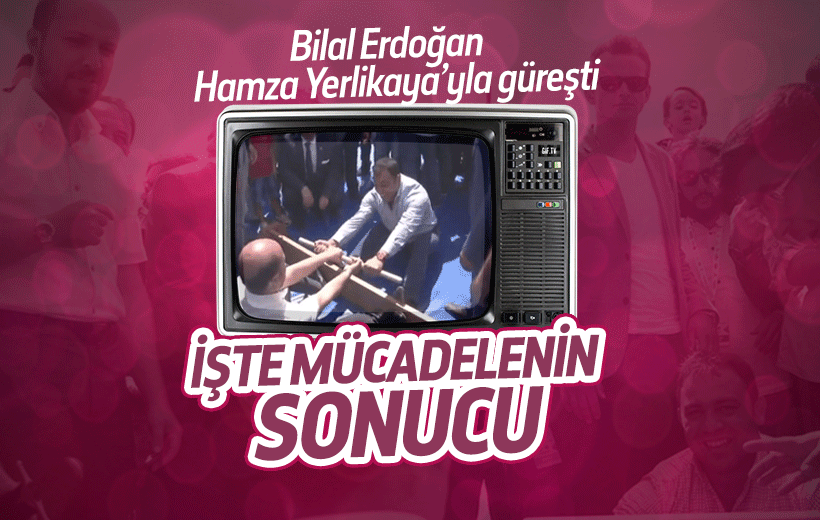 Bilal Erdoğan, Hamza Yerlikaya ile mas güreşinde mücadele etti