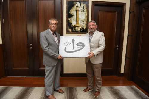 Bilge Başkan Ersoy,Aşgın'ı ziyaret etti